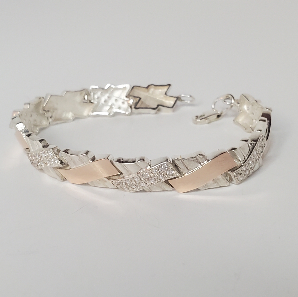 Sterling Silver Bracelet Of Sterling Silver